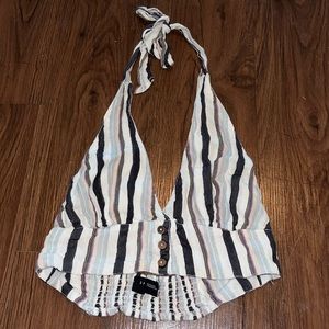 Urban outfitters crop top with adjustable straps